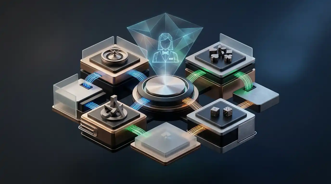 Actuele OneDun live casino lobby met zichtbare categorieën en labels van spelaanbieders